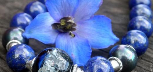 Lapis lazuli kamen - ukrasi, svojstva i njega